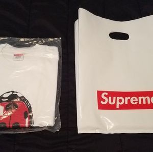 Supreme White Lady Bug Tee